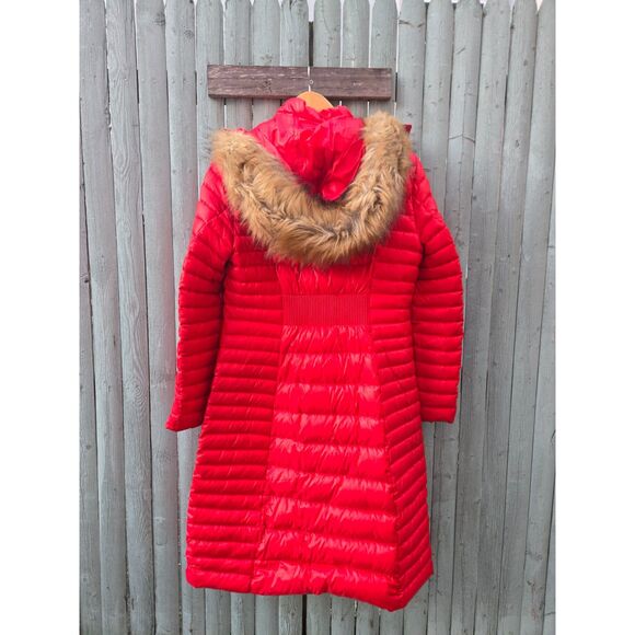 Kate Spade Lollipop Red Down Puffer Coat — Size M Pre-Owned - Picture 15 of 15